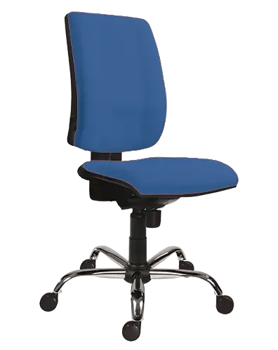 777 ASYN/CR křeslo kancelářské, koženka SK 8 - koženka světle modrá